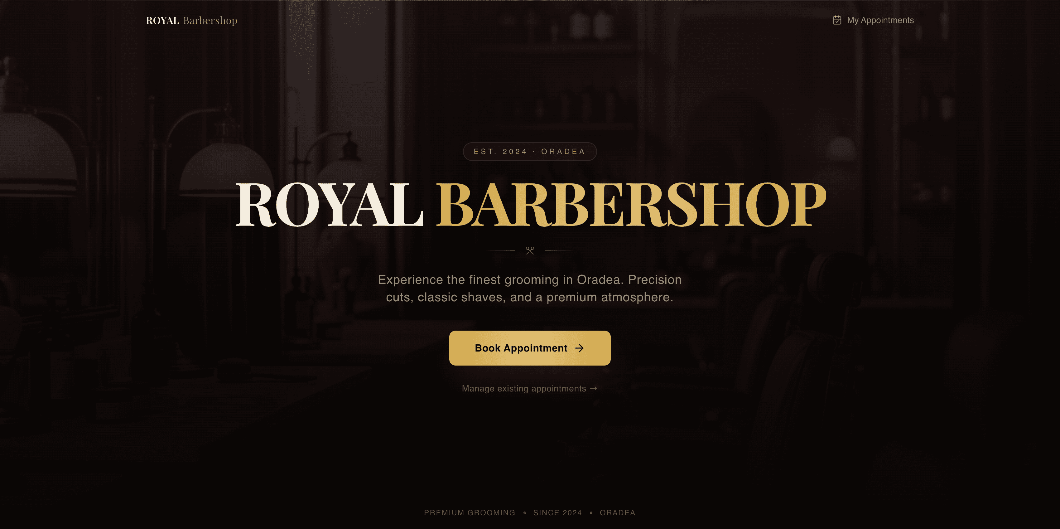 Barbershop Booking System